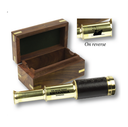 Britannia Telescope in Wooden Box