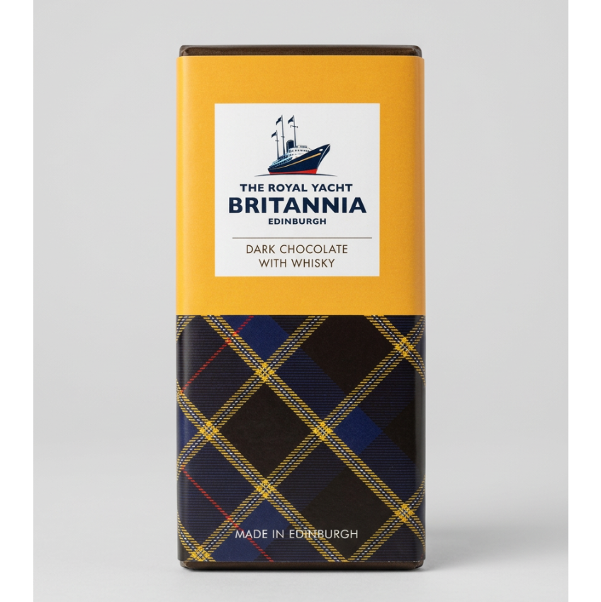 Britannia Scottish Whisky Dark Chocolate Bar