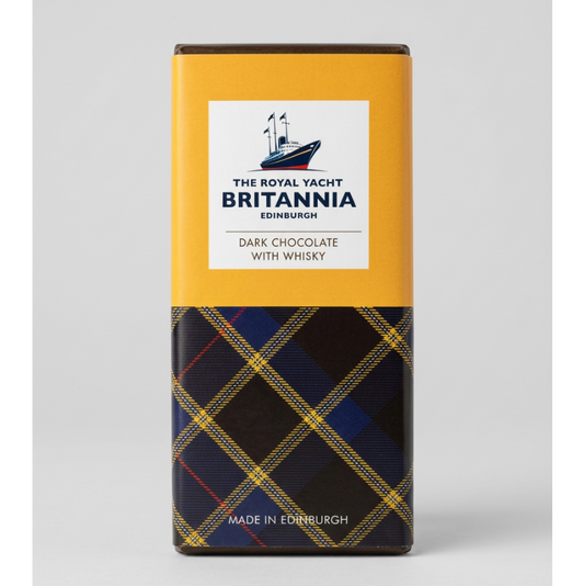 Britannia Scottish Whisky Dark Chocolate Bar