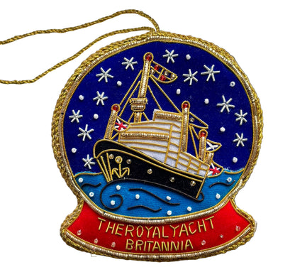 Britannia Snow Globe Decoration