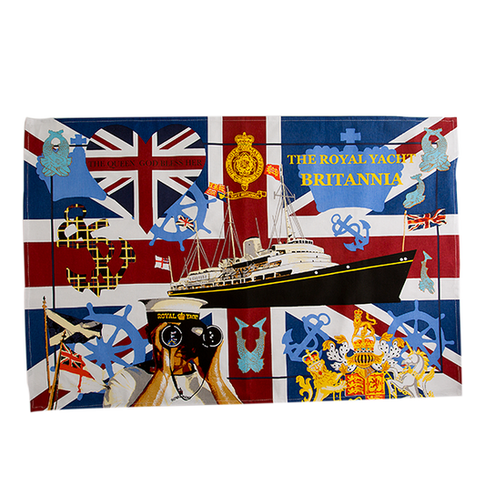 Britannia Union Jack Tea Towel