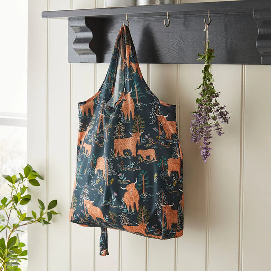 Connie the Cow Foldable Tote Bag