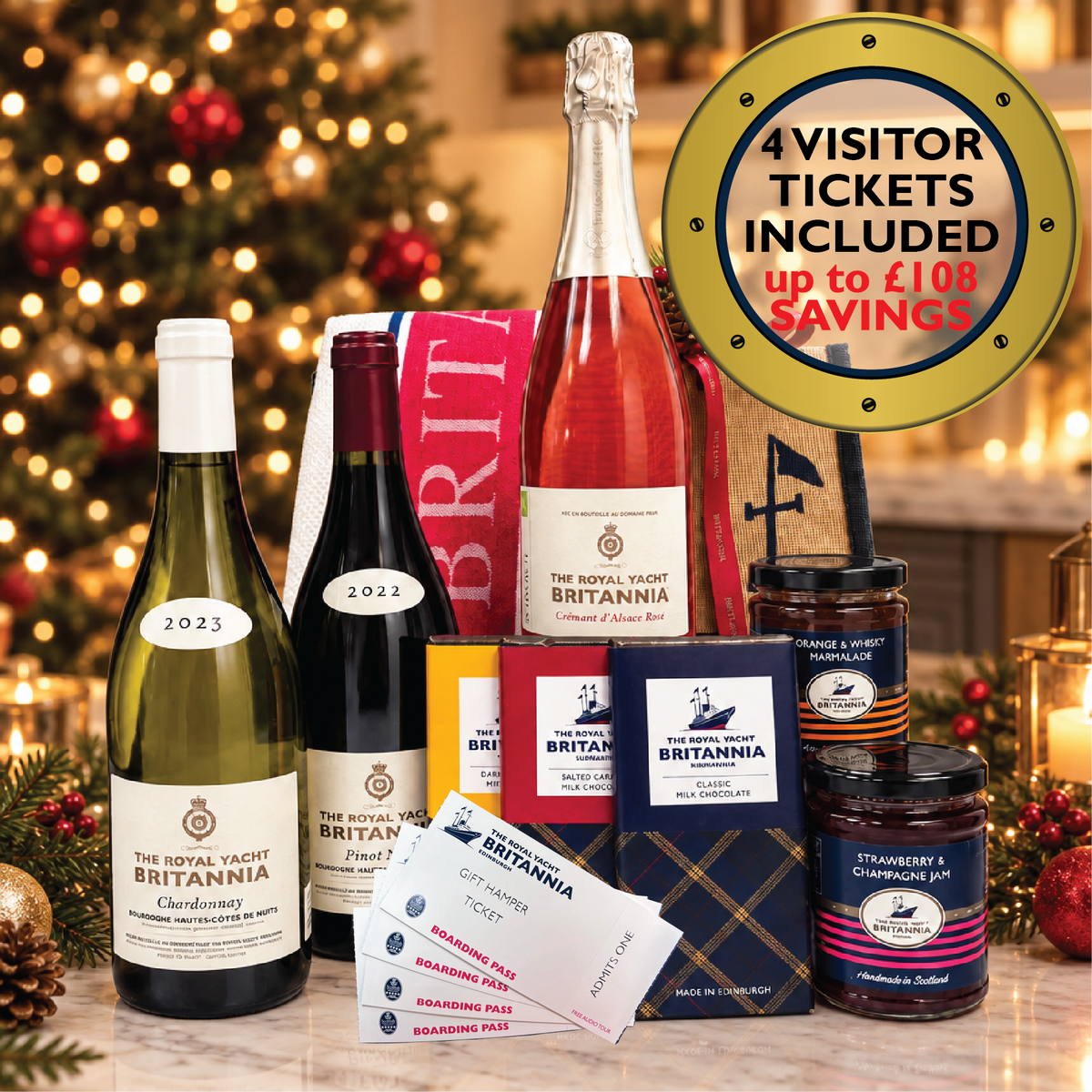 A Toast to Christmas Britannia Hamper