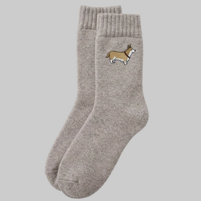 Corgi Wool-Blend Socks