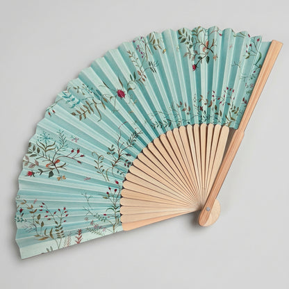 Queen Elizabeth II's Embroidery Bamboo Fan