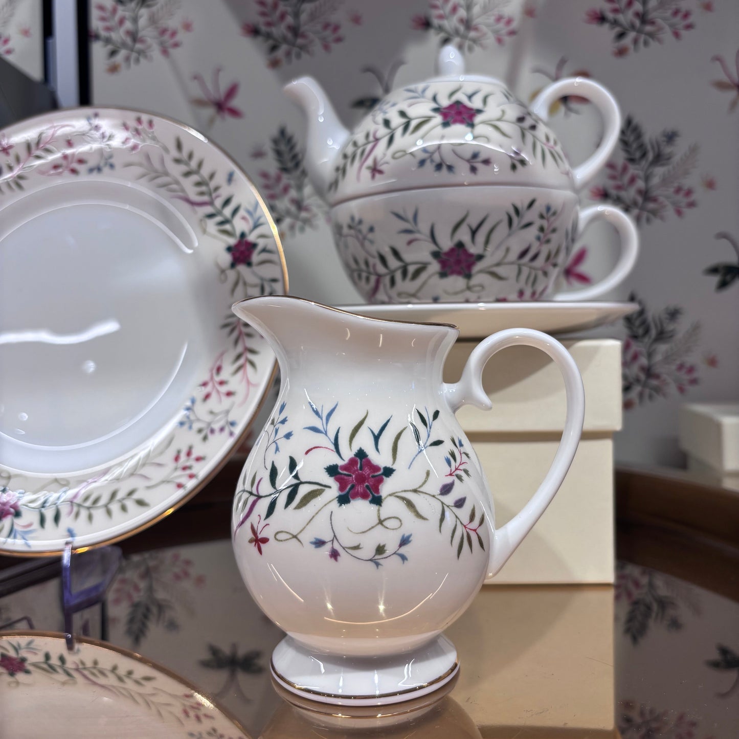 Britannia Embroidery Jug