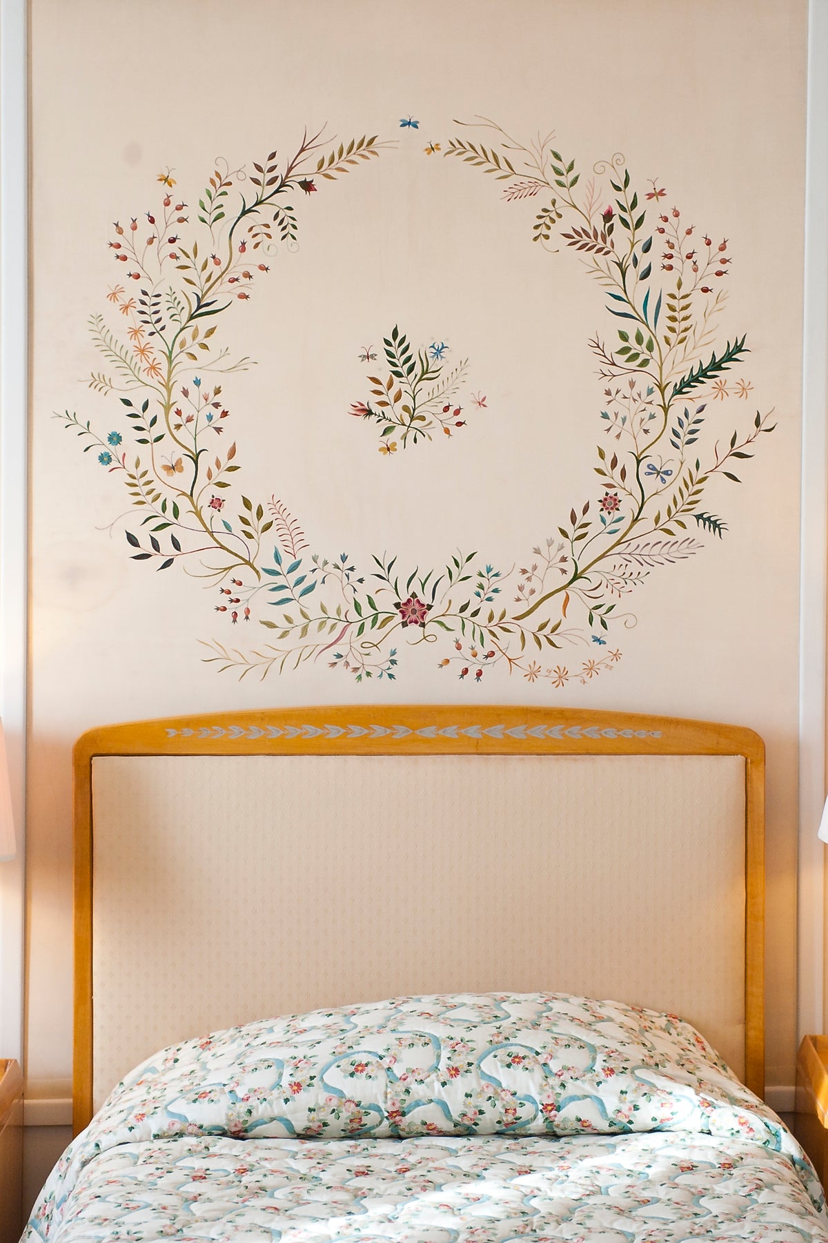 Britannia Embroidery Silk Scarf