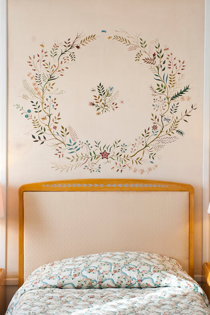 Britannia Embroidery Silk Scarf
