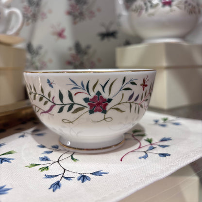 Britannia Embroidery Sugar Bowl