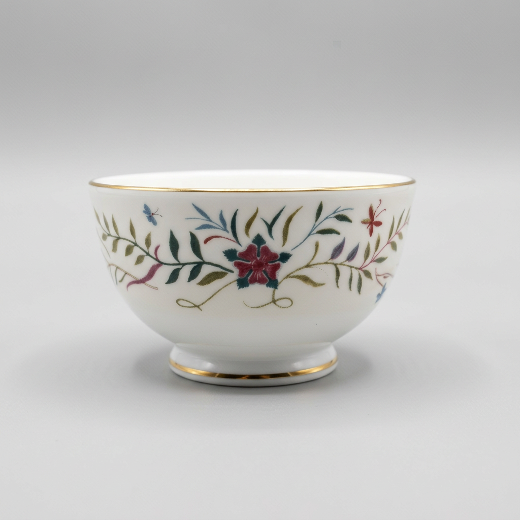 Britannia Embroidery Sugar Bowl