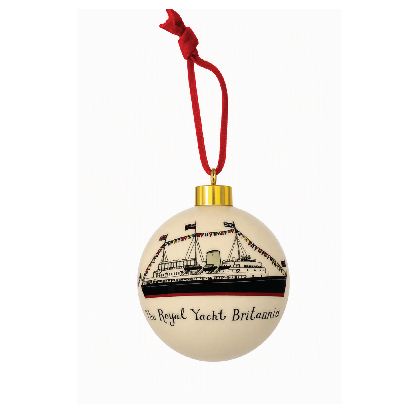 Britannia Flying Flags Bauble