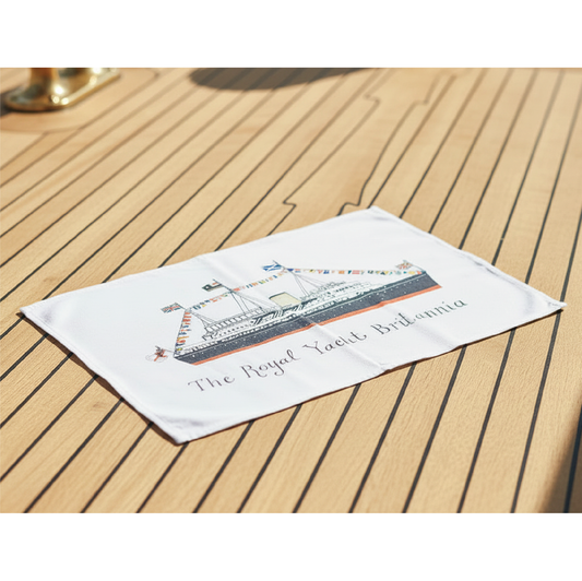 Britannia Flying Flags Tea Towel