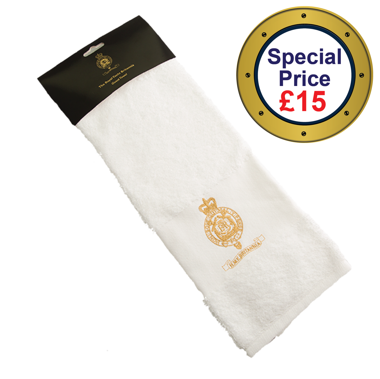 Britannia Gold Crest Guest Towel