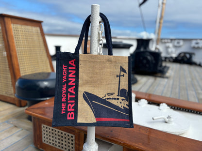 Britannia Two-Sided Jute Carrier Bag