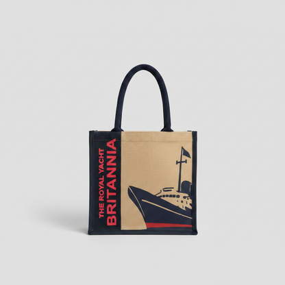 Britannia Two-Sided Jute Carrier Bag