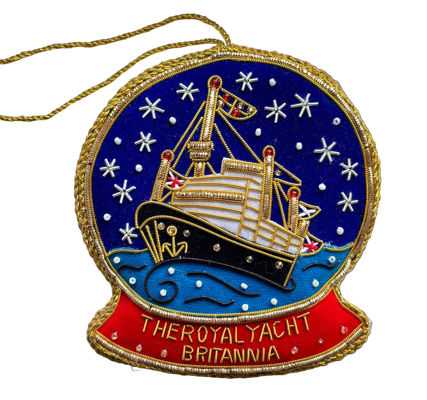 Britannia Snow Globe Decoration