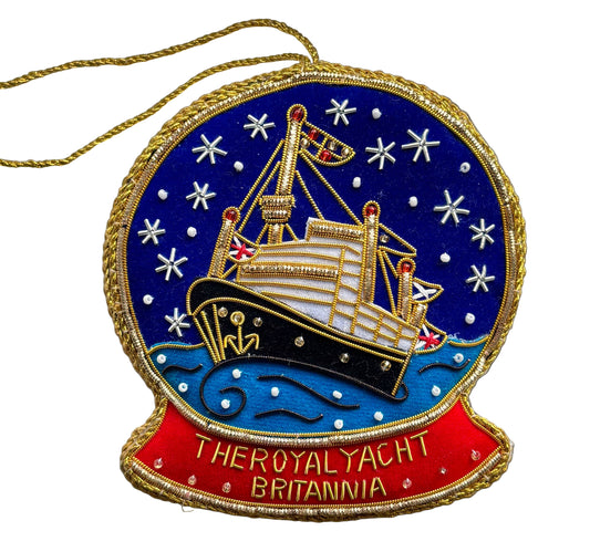 Britannia Snow Globe Decoration