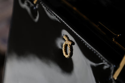 Launer Black Patent Leather Jubilee Bag