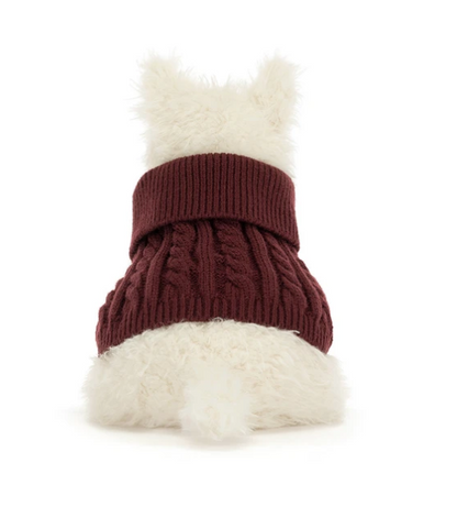 Munro Scottie Dog 'Winter Jumper' by Jellycat