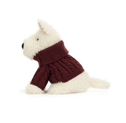 Munro Scottie Dog 'Winter Jumper' by Jellycat