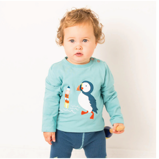 Kenzie the Puffin Long-Sleeved Top
