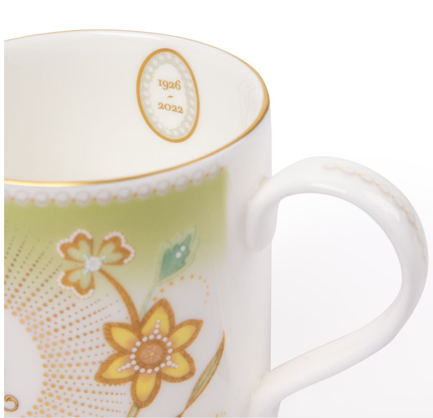 Queen Elizabeth II Centenary Mug - Green