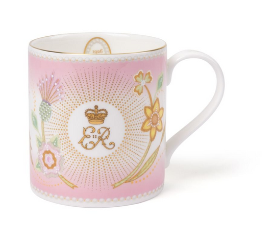 Queen Elizabeth II Centenary Mug - Pink