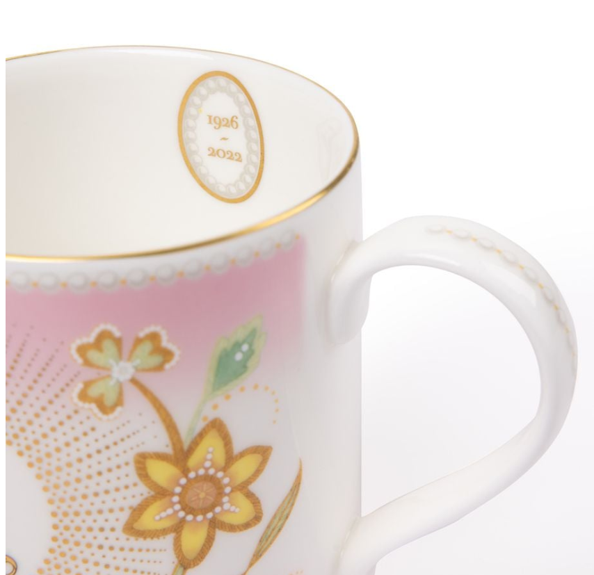 Queen Elizabeth II Centenary Mug - Pink