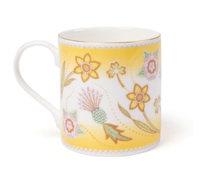 Queen Elizabeth II Centenary Mug - Yellow