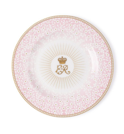 Queen Elizabeth II Centenary Side Plate - Pink