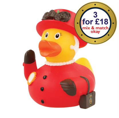 Britannia Queen Duck in Red