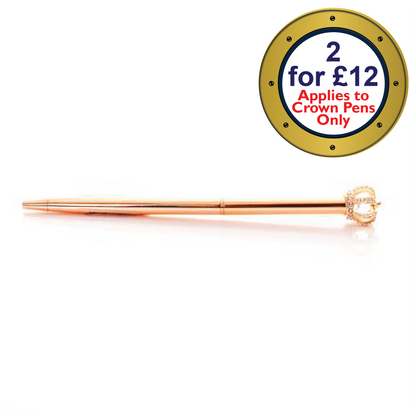 Regal Crown Pen Rose Gold