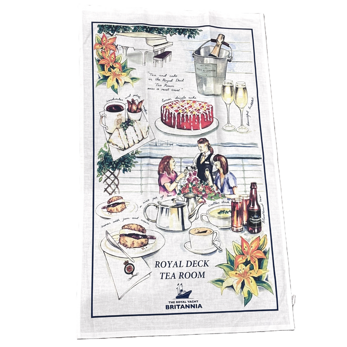 Britannia Royal Deck Tea Towel