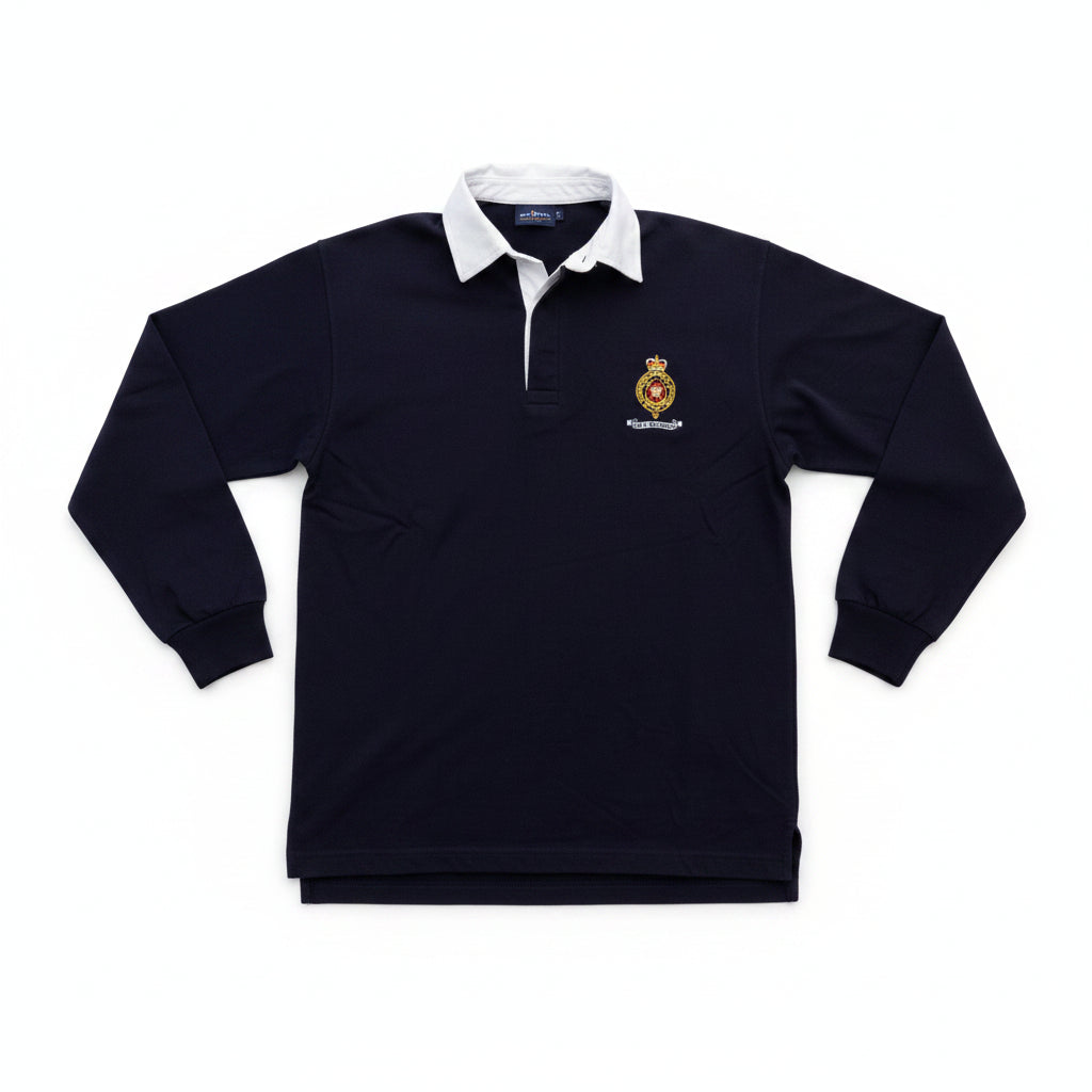 Britannia Navy Crest Rugby Shirt