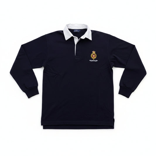 Britannia Navy Crest Rugby Shirt
