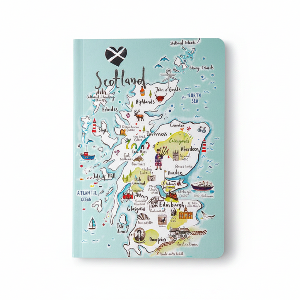 Scotland A5 Notebook