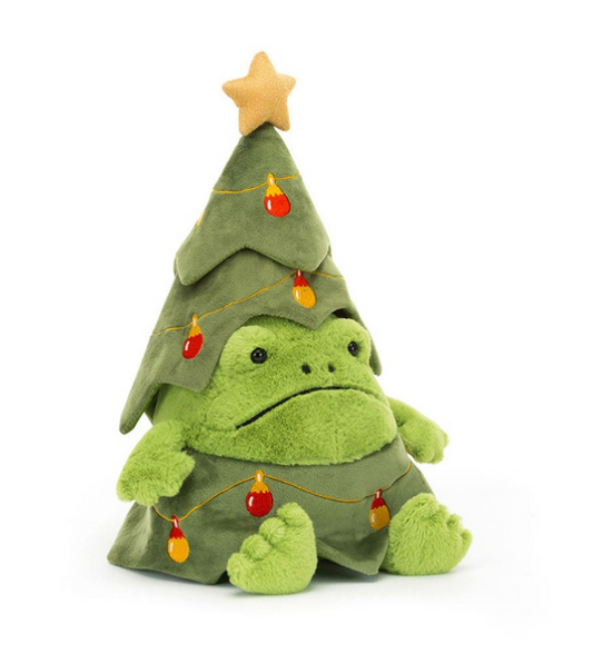 Christmas Tree Ricky Rain Frog by Jellycat