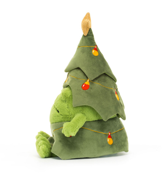 Christmas Tree Ricky Rain Frog by Jellycat