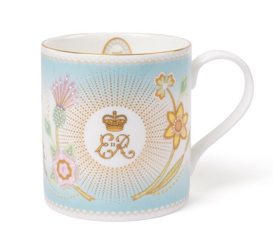Queen Elizabeth II Centenary Mug - Blue
