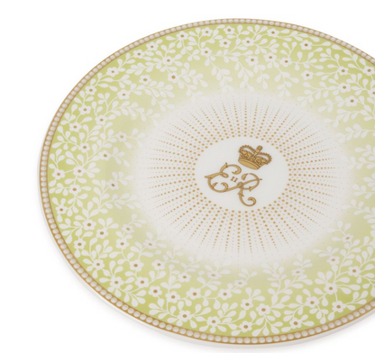 Queen Elizabeth II Centenary Side Plate - Green
