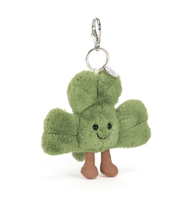 Amuseables Siofra Shamrock Bag Charm by Jellycat