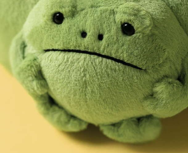 Ricky Rain Frog Pouch by Jellycat