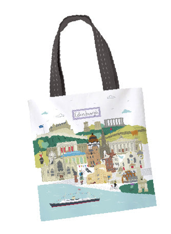 Edinburgh Skyline Tote Bag