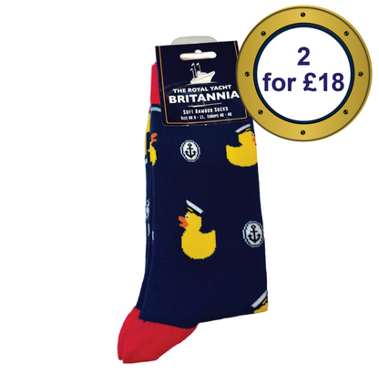 Britannia Admiral Duck Bamboo Socks
