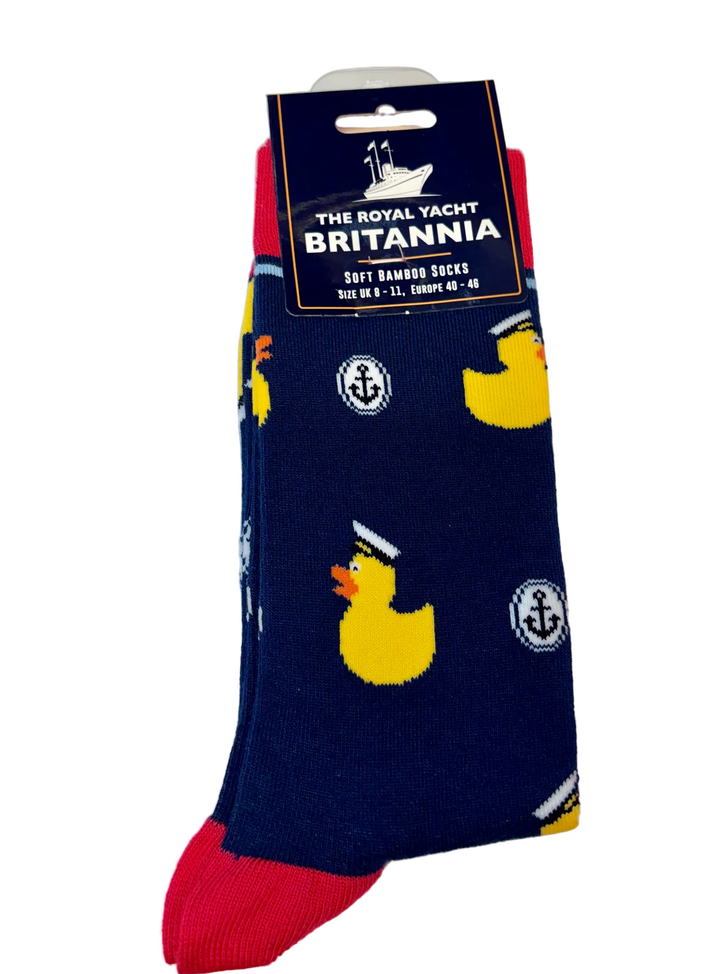 Britannia Admiral Duck Bamboo Socks