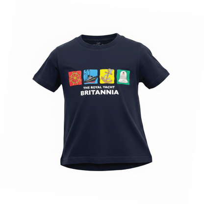 Britannia Icons Kids' T-Shirt in Blue