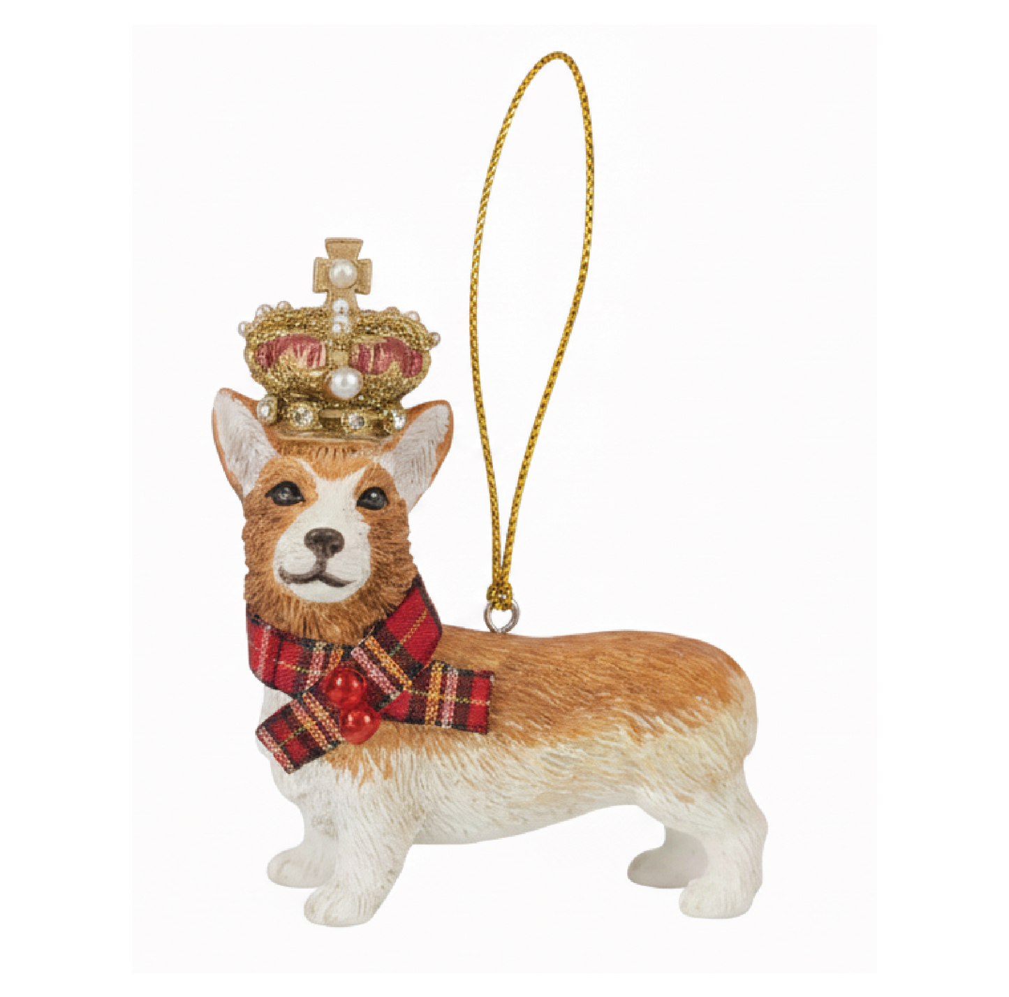 Corgi with Crown Decoration