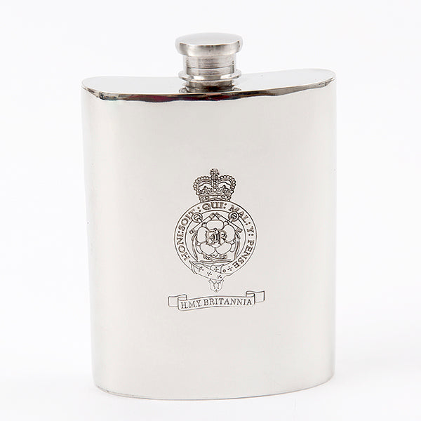 Britannia Pewter Kidney Flask