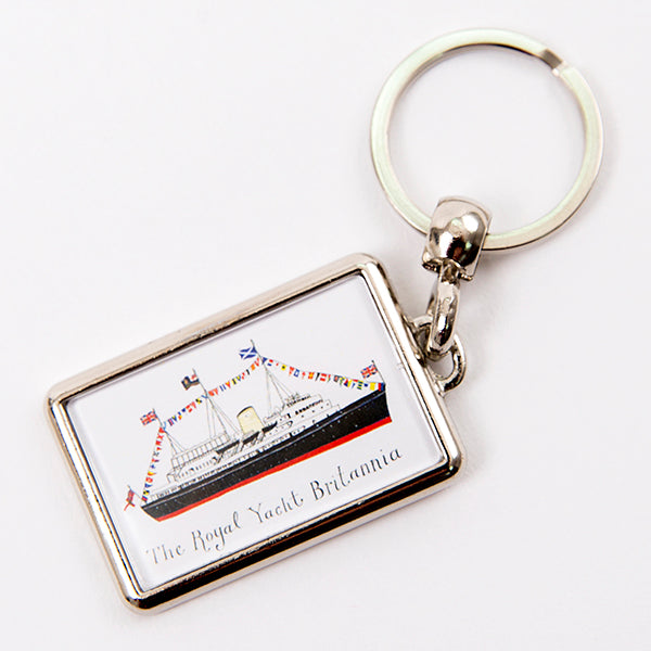 Britannia Flying Flags Keyring