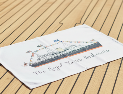 Britannia Flying Flags Tea Towel